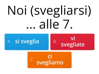 VERBI RIFLESSIVI