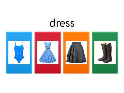 ESOL Vocabulary Clothes