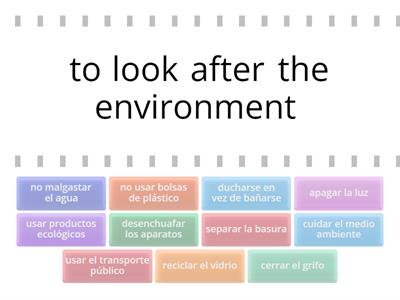 Y11 Environment- solutions (infinitive verbs)