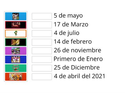 El calendario y la fecha