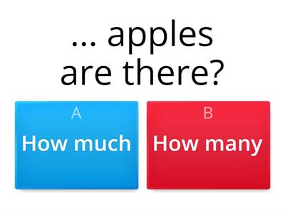 How much / How many -2