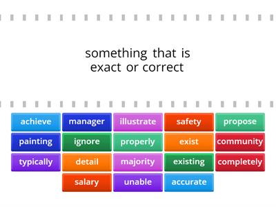 Band 3 vocab mini lessons 3 &4 definitions