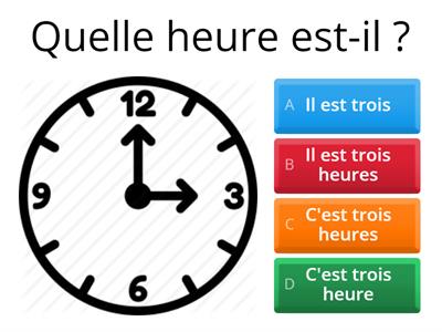 Les heures fle