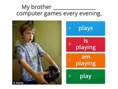 More 1 Present Simple or Present Continuous? 