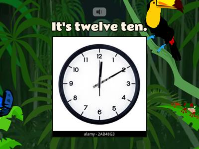 (2반) What time is it?-flying fruit