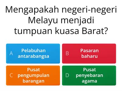 Kuiz Sejarah Tingkatan 3 (Bab 1-3)