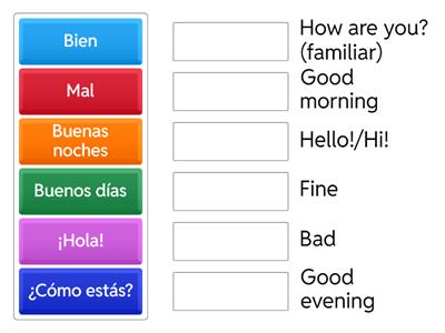 Greet people and say goodbye
