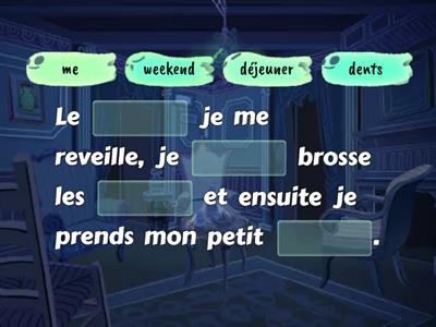 Daily routine with time phrases