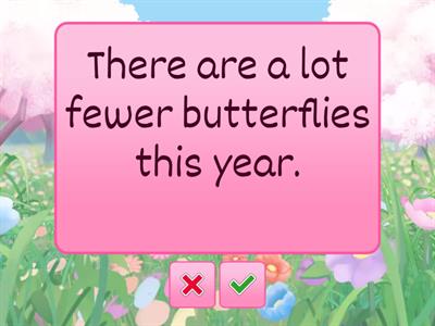 Modifying comparisons - Correct the mistakes