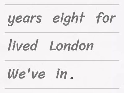 Superminds 6 - Unit 1 - for/since