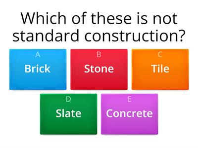 Standard & Non-Standard Construction