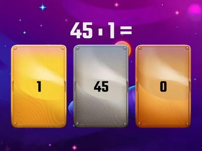 Умножение и деление на 1 и 0