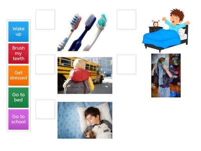 Daily Routines – Matching