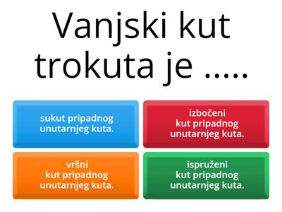 Trokut i njegovi kutovi