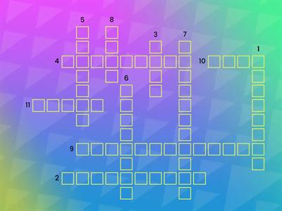 Weather Crossword (3rd Grade Science)