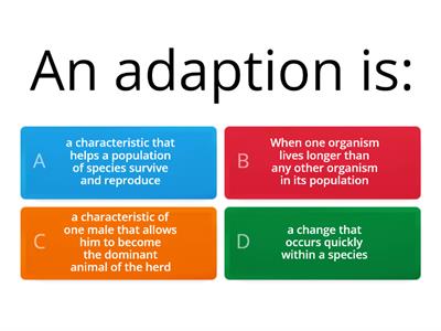 Adaptations 