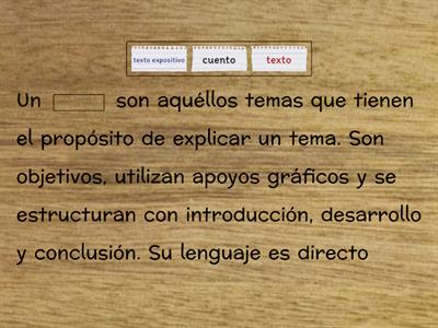 Los textos expositivos