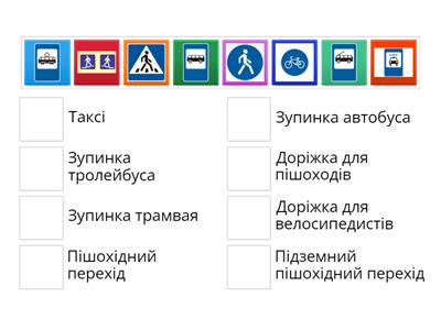 Дорожні знаки. Інформаційно-вказівні (ЗБД 5 клас)