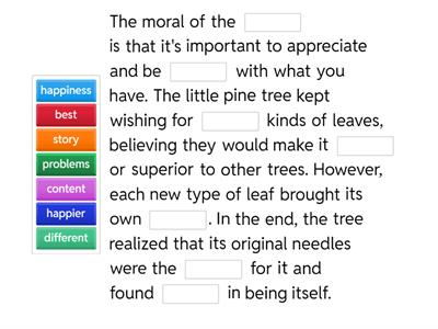 2-/ee/-The Little Pine Tree Gr 4-5 Reading