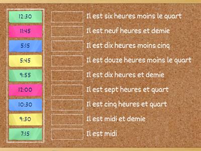 Quelle heure est-il ?