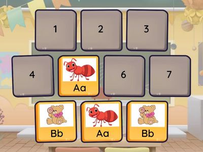 Знайти пару алфавіт 1 клас 