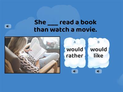 WOULD LIKE & WOULD RATHER - TN2