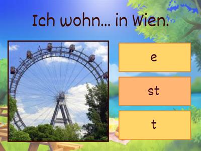 Konjugation. Präsens. DaF A1