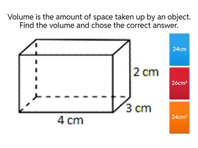 Volume of cube and cuboid
