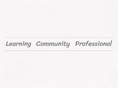 Arrange the words correctly