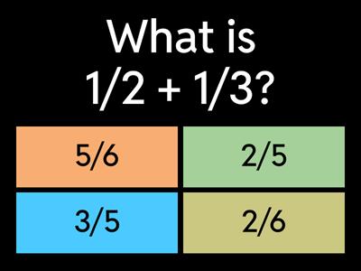 Adding and Subtracting Fractions (LCM of Denominators)