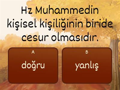 HAZRETİ MUHAMMEDİN DAVASINDAKİ CESARET VE KARARLILIĞI