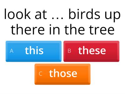 This - that - these - those