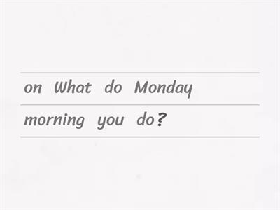 Simple present English