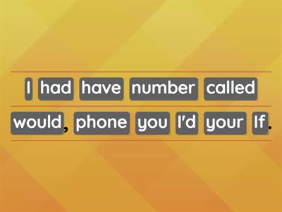 B1.8 3rd Conditional 