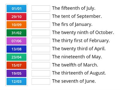 TELLİNG THE DATES