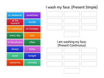 EP1 Unit4 Key Words Present Tenses