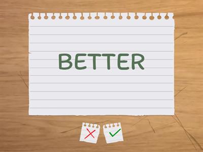 comparative and superlative adverbs