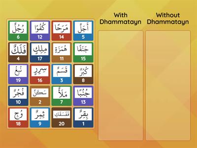 11- Adult | (Level 5) Tanwin: Dhammatayn - Game 1