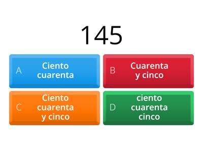 escritura de numeros