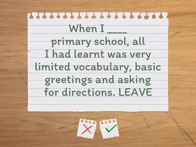 English as a foreign language