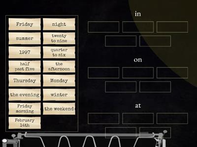  Discover English 1. Preposition of time T.Nan