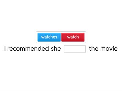 subjunctive reporting verbs