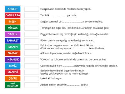 DİN VE TEMİZLİK