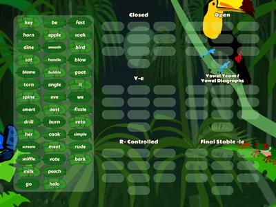 Review of all syllable types