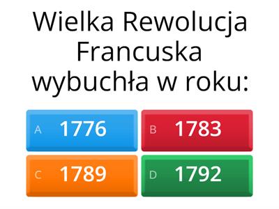 REWOLUCJA FRANCUSKA I