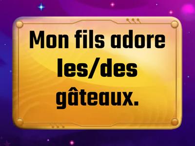 L'article défini ou indéfini. A0-A1