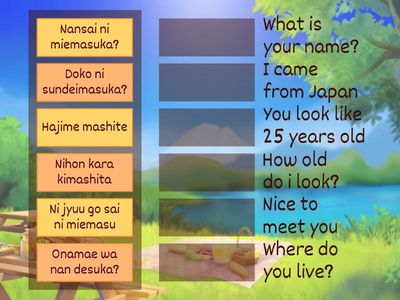 Self-Introduction in Japanese (JIKO SHOUKAI) - Set 1