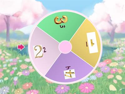  Random number wheel 1-4