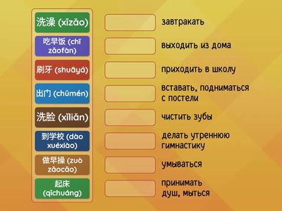 Тема 2. Урок 3. 第四课 你每天早上几点起床