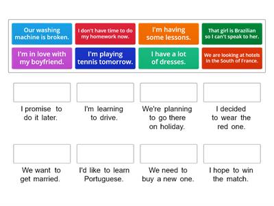 Verbs that take the infinitive